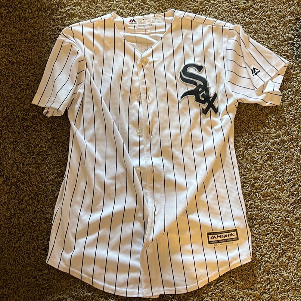 Majestic White Sox Jersey Youth Large